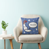 Lune personnalisée et étoiles Jeter coussin d'orei (Chaise)