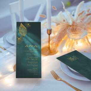 Lune Romance Menu Mariage Emerald Gr ID881