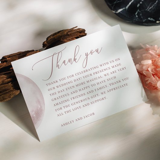 Lune Romantique aux Joues Roses | Faire-Part Céles