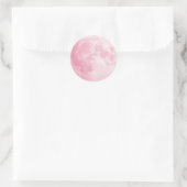 lune rose 20 autocollants (Sac)