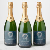 Lune Starry Night Mariage Vin bouteille Étiquette (Bouteilles)