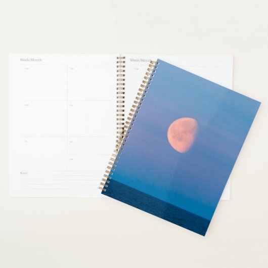 Lune sur la mer de Béring | Russie Extrême-Orient (Devant avec enveloppe)