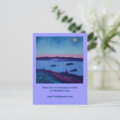 Lune sur les îles Porcupine ・ Cartes postales du M (Debout devant)