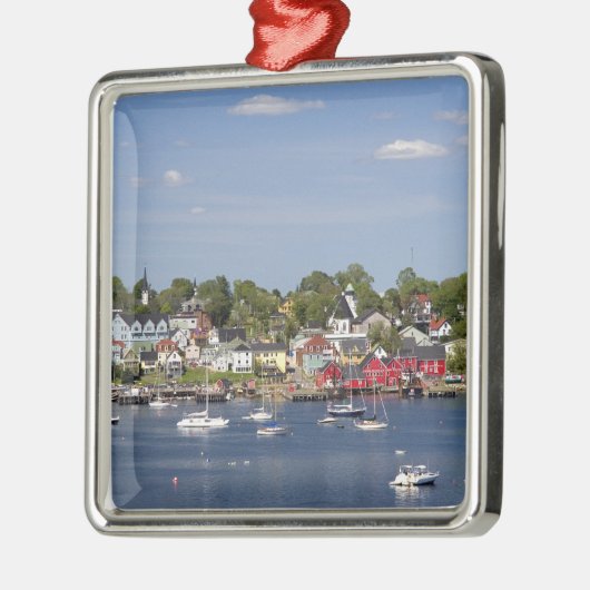 Lunenberg, Nova Scotia, Canada. 2 Metalen Ornament (Links)