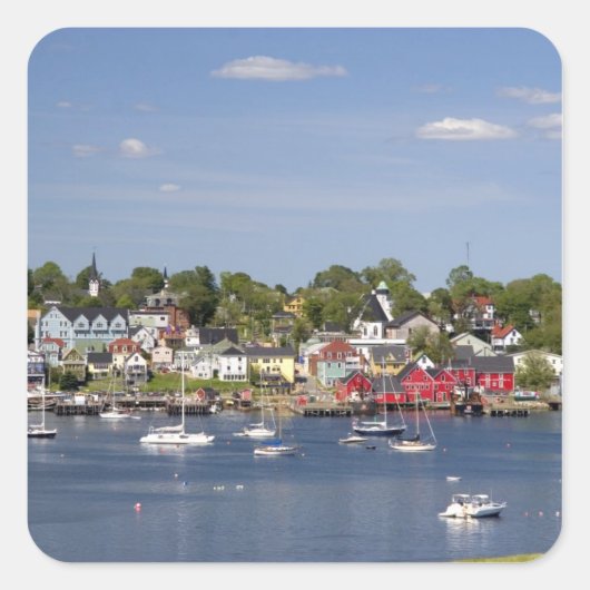 Lunenberg, Nova Scotia, Canada. 2 Vierkante Sticker (Voorkant)