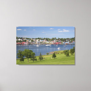 Lunenberg, Nova Scotia, Canada. Canvas Afdruk