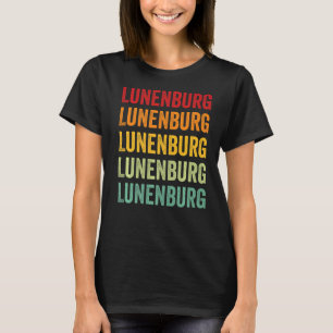 Lunenburg County Virginia Rainbow Text T-shirt