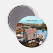 Lunenburg, Nova Scotia Magneet (Voorkant / Achterkant)