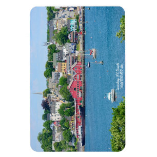 Lunenburg, NS Waterfront Magnet flexible