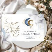 Lunes Célestes, Étoiles Plat Enregistrer La Carte 