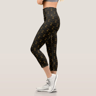 Lunes et étoiles Haut-taille Capri Leggings