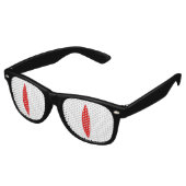 Lunettes amusantes pour yeux de chat (yeux rouges) (Angulaire)