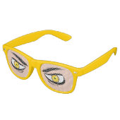 Lunettes Avec Lentilles Jaune Moyenne (Angulaire)