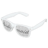 Lunettes Bachelorette Bachelorette Blancs Damask (Angulaire)