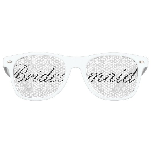 Lunettes Bachelorette Bachelorette Blancs Damask (Devant)