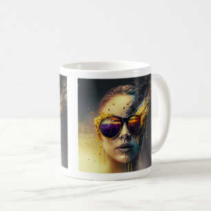 Lunettes brûlantes Mug classique, 11 oz