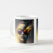 Lunettes brûlantes Mug classique, 11 oz (Devant gauche)