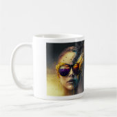 Lunettes brûlantes Mug classique, 11 oz (Gauche)