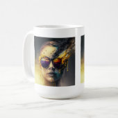 Lunettes brûlantes Mug classique, 15 oz (Devant gauche)