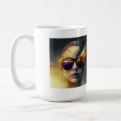 Lunettes brûlantes Mug classique, 15 oz (Gauche)