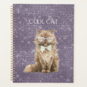 Lunettes Cool Cat Marron Sparkle Violet (Devant)