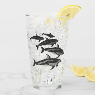 Lunettes d'art Dolphin en verre blanc