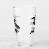 Lunettes d'art Dolphin en verre blanc (Gauche)