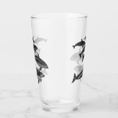 Lunettes d'art Dolphin en verre blanc (Droite)