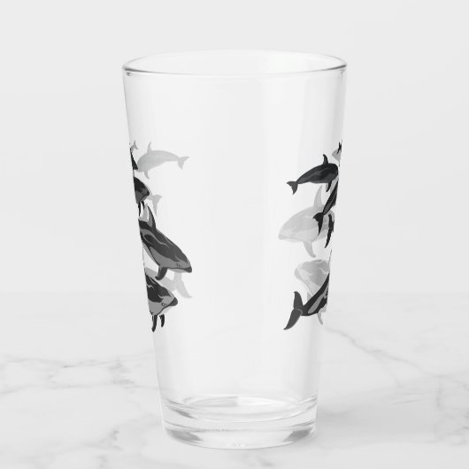 Lunettes d'art Dolphin en verre blanc (Droite)