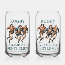 Lunettes de 16oz Rugby Gentlemen