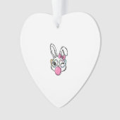 Lunettes de bubble-gum à visage de lapin mignon ro (devant)