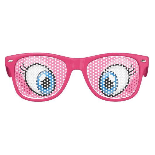 Lunettes de costume de fête pour filles aux yeux r (Devant)