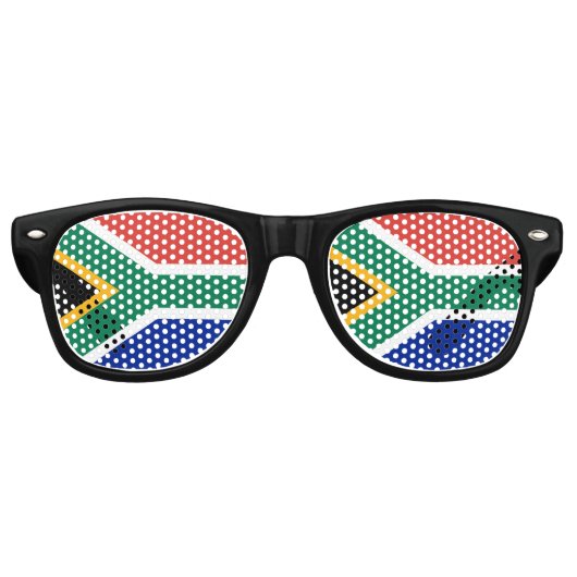 Lunettes de drapeau d'Afrique du Sud (Devant)