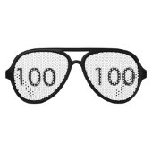 Lunettes De Fête Aviateur 100e anniversaire de fête Shades (Devant)