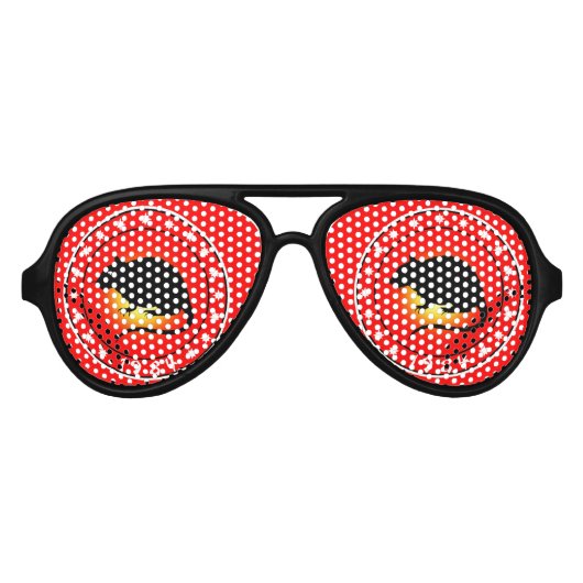 Lunettes De Fête Aviateur 1984 Année du rat (Devant)