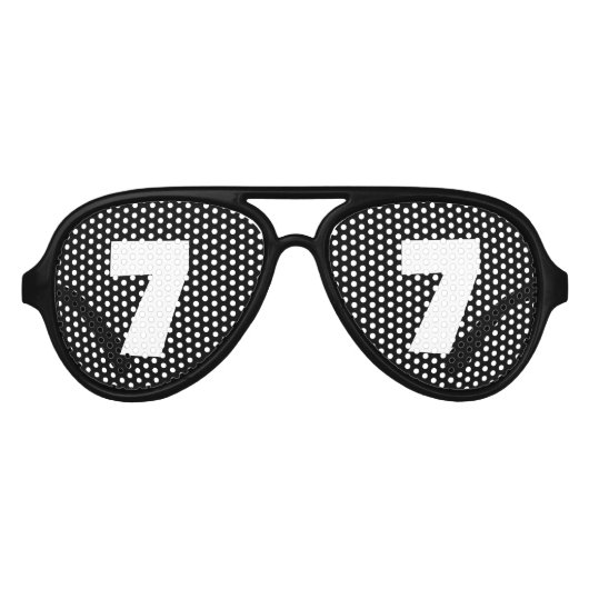 LUNETTES DE FÊTE AVIATEUR 7E ANNIVERSAIRE 7E FÊTE JEUNESSE (Devant)