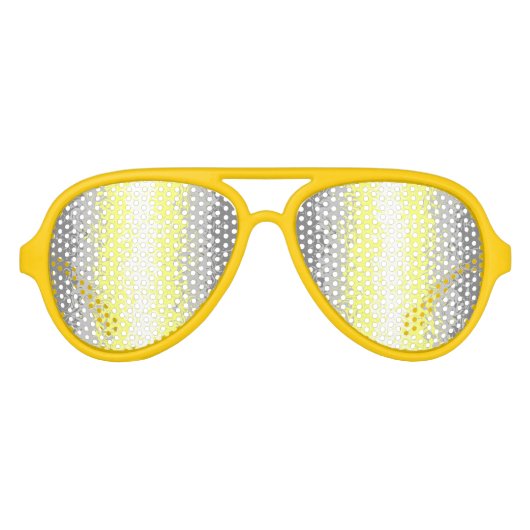 Lunettes De Fête Aviateur Abstract Demigender Pride Flag (Devant)
