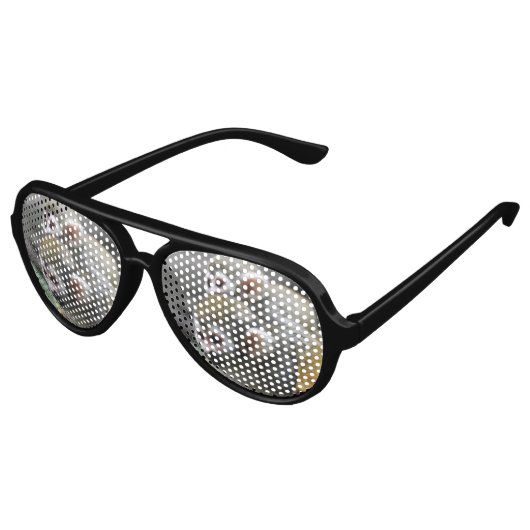 Lunettes De Fête Aviateur Affaire du singe écureuil (Angle)