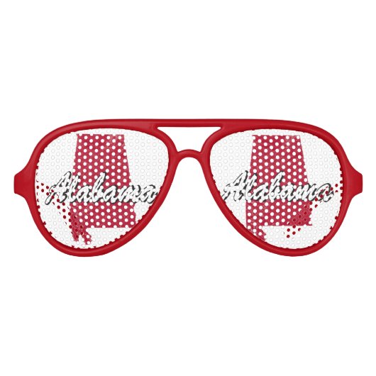 Lunettes De Fête Aviateur Alabama (Devant)