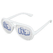 Lunettes De Fête Aviateur BAKA カ ~ Fool en japonais Katakana (Angle)