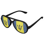 Lunettes De Fête Aviateur Barbade (Angle)
