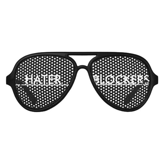 Lunettes De Fête Aviateur Bloqueurs (Devant)