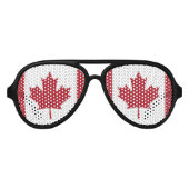 LUNETTES DE FÊTE AVIATEUR CANADA (Devant)