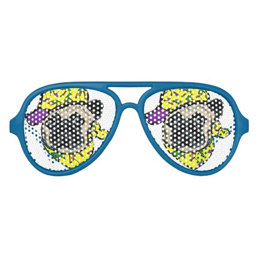 Lunettes De Fête Aviateur Carlin (Devant)