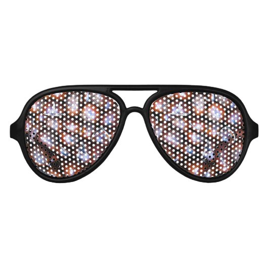 Lunettes De Fête Aviateur Châtaignes (Devant)