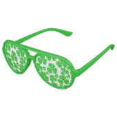 Lunettes De Fête Aviateur Cluster shamrock (Angle)