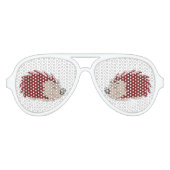 Lunettes De Fête Aviateur Conception de hérisson (Devant)
