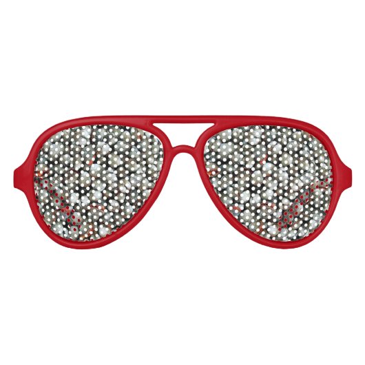 Lunettes De Fête Aviateur Coques de coques de sang (Devant)