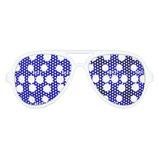 Lunettes De Fête Aviateur Couleurs, étoiles et Motifs (Devant)