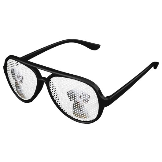 Lunettes De Fête Aviateur Dalmatian puppy (Angle)